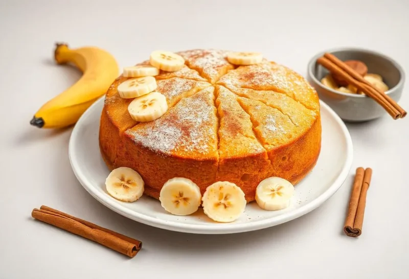 Bolo De Banana Fit Delícia